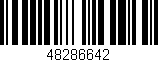 Código de barras (EAN, GTIN, SKU, ISBN): '48286642'