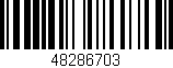 Código de barras (EAN, GTIN, SKU, ISBN): '48286703'