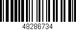 Código de barras (EAN, GTIN, SKU, ISBN): '48286734'