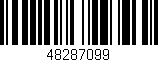 Código de barras (EAN, GTIN, SKU, ISBN): '48287099'
