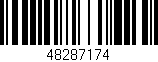 Código de barras (EAN, GTIN, SKU, ISBN): '48287174'