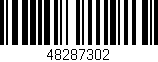 Código de barras (EAN, GTIN, SKU, ISBN): '48287302'