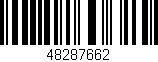 Código de barras (EAN, GTIN, SKU, ISBN): '48287662'