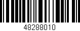 Código de barras (EAN, GTIN, SKU, ISBN): '48288010'