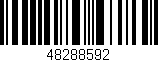 Código de barras (EAN, GTIN, SKU, ISBN): '48288592'