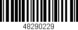 Código de barras (EAN, GTIN, SKU, ISBN): '48290229'