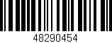 Código de barras (EAN, GTIN, SKU, ISBN): '48290454'