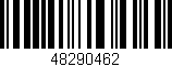 Código de barras (EAN, GTIN, SKU, ISBN): '48290462'