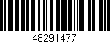Código de barras (EAN, GTIN, SKU, ISBN): '48291477'