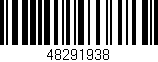Código de barras (EAN, GTIN, SKU, ISBN): '48291938'