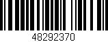 Código de barras (EAN, GTIN, SKU, ISBN): '48292370'