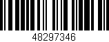 Código de barras (EAN, GTIN, SKU, ISBN): '48297346'