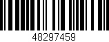 Código de barras (EAN, GTIN, SKU, ISBN): '48297459'