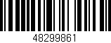 Código de barras (EAN, GTIN, SKU, ISBN): '48299861'