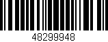 Código de barras (EAN, GTIN, SKU, ISBN): '48299948'