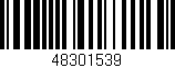 Código de barras (EAN, GTIN, SKU, ISBN): '48301539'