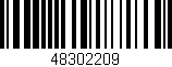 Código de barras (EAN, GTIN, SKU, ISBN): '48302209'
