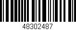 Código de barras (EAN, GTIN, SKU, ISBN): '48302487'
