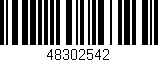 Código de barras (EAN, GTIN, SKU, ISBN): '48302542'