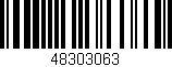 Código de barras (EAN, GTIN, SKU, ISBN): '48303063'