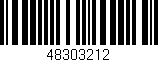 Código de barras (EAN, GTIN, SKU, ISBN): '48303212'