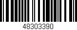Código de barras (EAN, GTIN, SKU, ISBN): '48303390'