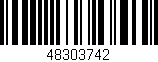 Código de barras (EAN, GTIN, SKU, ISBN): '48303742'