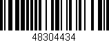 Código de barras (EAN, GTIN, SKU, ISBN): '48304434'
