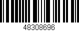 Código de barras (EAN, GTIN, SKU, ISBN): '48308696'