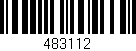 Código de barras (EAN, GTIN, SKU, ISBN): '483112'