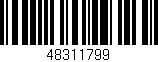 Código de barras (EAN, GTIN, SKU, ISBN): '48311799'