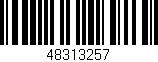 Código de barras (EAN, GTIN, SKU, ISBN): '48313257'