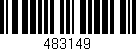 Código de barras (EAN, GTIN, SKU, ISBN): '483149'