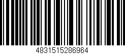 Código de barras (EAN, GTIN, SKU, ISBN): '4831515286964'