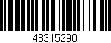 Código de barras (EAN, GTIN, SKU, ISBN): '48315290'