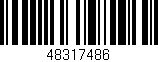 Código de barras (EAN, GTIN, SKU, ISBN): '48317486'
