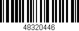 Código de barras (EAN, GTIN, SKU, ISBN): '48320446'