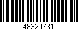 Código de barras (EAN, GTIN, SKU, ISBN): '48320731'