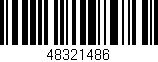 Código de barras (EAN, GTIN, SKU, ISBN): '48321486'