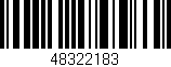 Código de barras (EAN, GTIN, SKU, ISBN): '48322183'