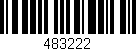 Código de barras (EAN, GTIN, SKU, ISBN): '483222'