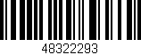 Código de barras (EAN, GTIN, SKU, ISBN): '48322293'