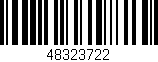 Código de barras (EAN, GTIN, SKU, ISBN): '48323722'