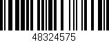 Código de barras (EAN, GTIN, SKU, ISBN): '48324575'