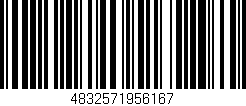 Código de barras (EAN, GTIN, SKU, ISBN): '4832571956167'