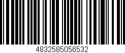 Código de barras (EAN, GTIN, SKU, ISBN): '4832585056532'
