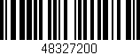 Código de barras (EAN, GTIN, SKU, ISBN): '48327200'