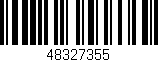 Código de barras (EAN, GTIN, SKU, ISBN): '48327355'
