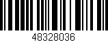 Código de barras (EAN, GTIN, SKU, ISBN): '48328036'