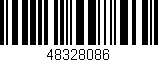 Código de barras (EAN, GTIN, SKU, ISBN): '48328086'